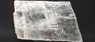 Gypsum mineral specimen
